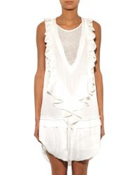 Isabel Marant Rafael Ruffle-Detail Dress - Lyst