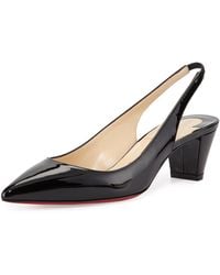 Christian Louboutin Karelli Slingback Red Sole Pump - Lyst