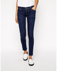 Cheap Monday Dark Blue Narrow Jeans - Lyst