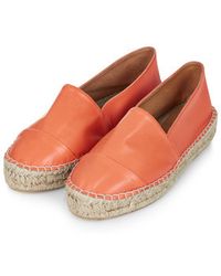 Topshop Kangeroo Espadrilles - Lyst