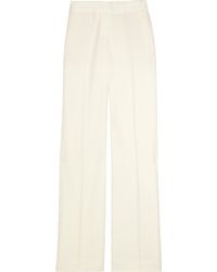 Max Azria Textured-twill Wide-leg Pants - Lyst