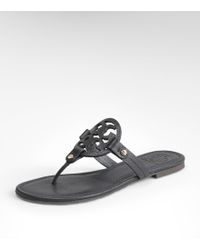 tory burch miller sandals pewter