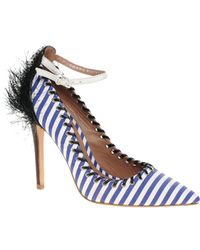 J.W. Anderson J.w. Anderson Aldo Rise Weatherbee Pointy Striped Heeled Shoes - Lyst