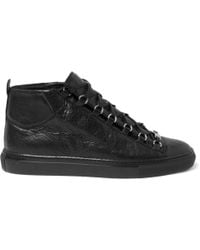 Balenciaga Cambure Creasedleather High Top Sneakers - Lyst