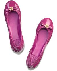 tory burch eddie patent ballet flat