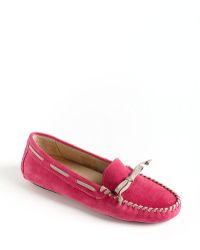 Vera Wang Lavender Dorian Suede Driving Moccasins - Lyst