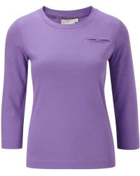 Cc 34 Sleeve Pocket Crew Neck Basic Tee - Lyst