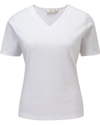 Cc Embroidered Vneck Top - Lyst
