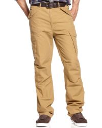 Sean John Rip Stop Cargo Pants in Red for Men (Chili Pepper) | Lyst