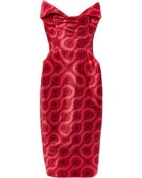 Vivienne Westwood Gold Label Exclusive Lilly Double Squiggleprint Dress - Lyst