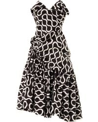 Vivienne Westwood Gold Label Exclusive Blossom Squiggleprint Dress - Lyst