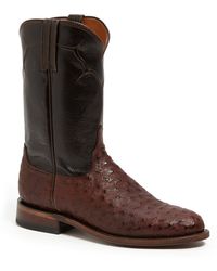 lucchese calfskin roper