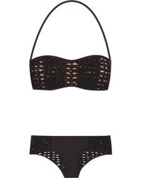 La Perla Ethno Soutache Bandeau Bikini - Lyst