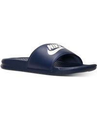 Nike Men'S Benassi Jdi Slide Sandals From Finish Line - Lyst