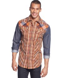 sean john plaid shirt