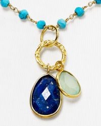 Argento Vivo Rondelle Charm Necklace, 16" - Lyst