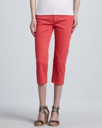 Not Your Daughter's Jeans Ariel Bling-Pocket Cropped Jeans - Lyst