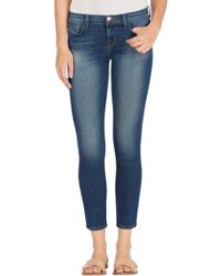 J Brand 9227 Low-Rise Super Skinny Crop - Lyst