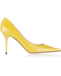 Jimmy Choo Agnes Leather Pumps - Lyst