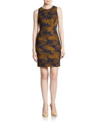 Cynthia Steffe Neve Knotted Jacquard Sheath Dress - Lyst