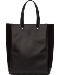 Proenza Schouler Black Leather Easy Elliot Tote - Lyst