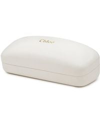Chloé Women'S Square Yellow Sunglasses - Lyst
