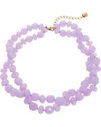 Kate Spade Give It A Swirl Twisted Necklace - Lyst