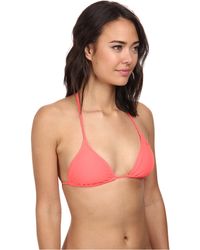 Volcom Simply Solid Triangle Top - Lyst