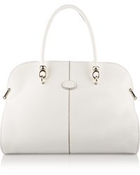 Tod's Sella Medium Textured-Leather Tote - Lyst