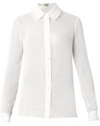 white georgette shirt online