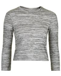 Topshop Space Dye Loungewear Sweater - Lyst