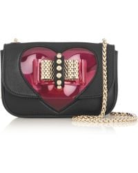 Christian Louboutin Sweety Charity Mini Pvc And Leather Shoulder Bag - Lyst