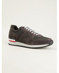 grey moncler trainers