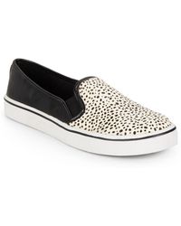Dv By Dolce Vita Sassi Calf Hair Slip-On Sneakers - Lyst