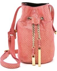 Halston Heritage Mini Bucket Bag - Melon - Lyst