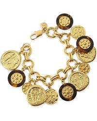 Tory Burch Shiloh Charm Bracelet - Lyst