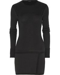 Isabel Marant Bingham Paneled Wool-Blend Mini Dress - Lyst