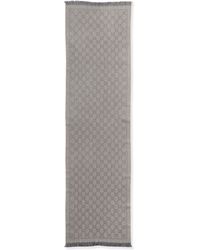 Gucci Gg Woven Scarf - Lyst