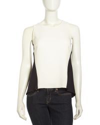 Sachin & Babi Colorblock Stretch Voile Tank Top - Lyst