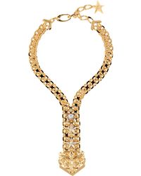 versace necklaces lyst necklace