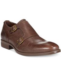 cole haan double monk brown