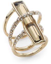 Alexis Bittar Miss Havisham Orbiting Quartz & Labradorite Ring - Lyst