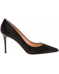 Gianvito Rossi Business Calf-Hair And Leather Pumps - Lyst