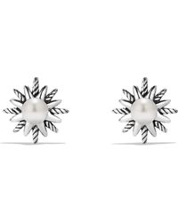 David Yurman Starburst Earrings With Pearls - Lyst