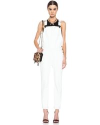 10 Crosby Derek Lam Lambskin Leather Overalls - Lyst