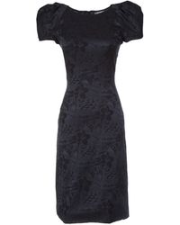 Zac Posen Jacquard Party Dress - Lyst