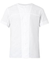 Carven Crew-Neck Cotton Shirt - Lyst