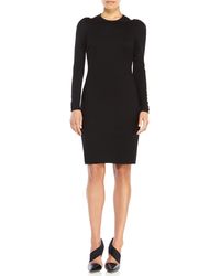 Jason Wu Black Cutout Back Dress - Lyst