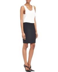 Narciso Rodriguez Stretch Crepe Pencil Skirt - Lyst