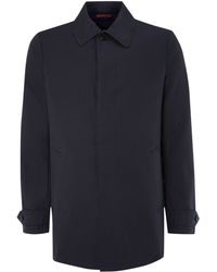 Scotch & Soda Classic Single Breasted Raincoat - Lyst